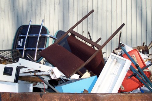 Different types of waste collected in West London