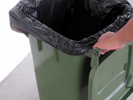 Waste clearance service truck in West London