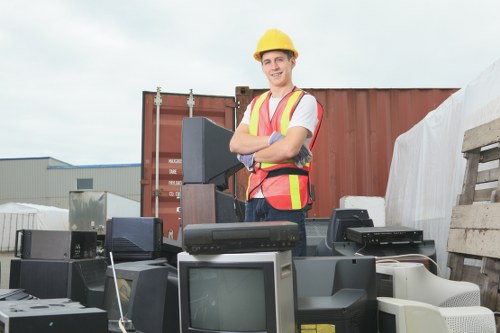 Recycling process for waste materials in West London